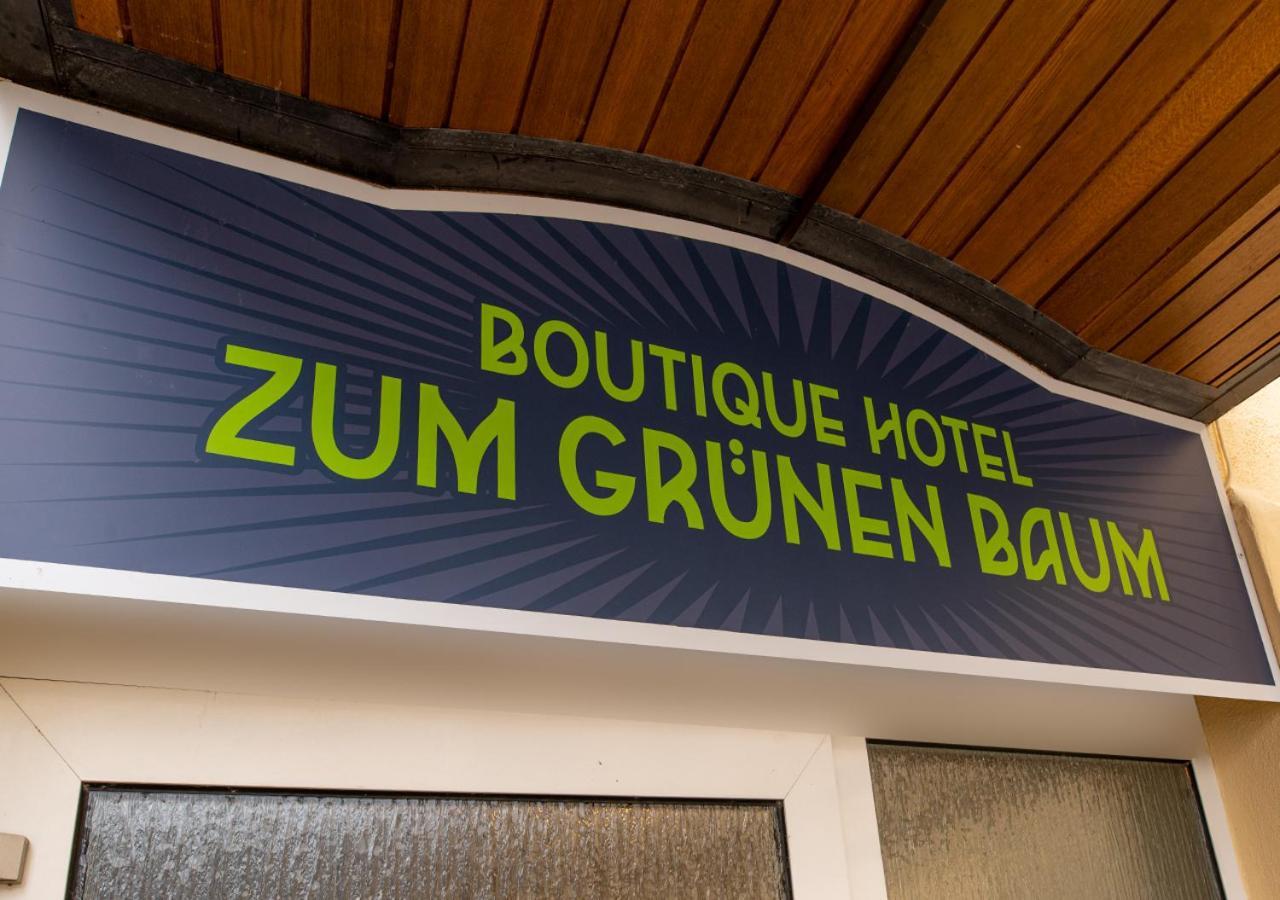 Boutique-Hotel Zum Gruenen Baum อัลเซเนา อิน อุนเทอร์ฟรานเคน ภายนอก รูปภาพ